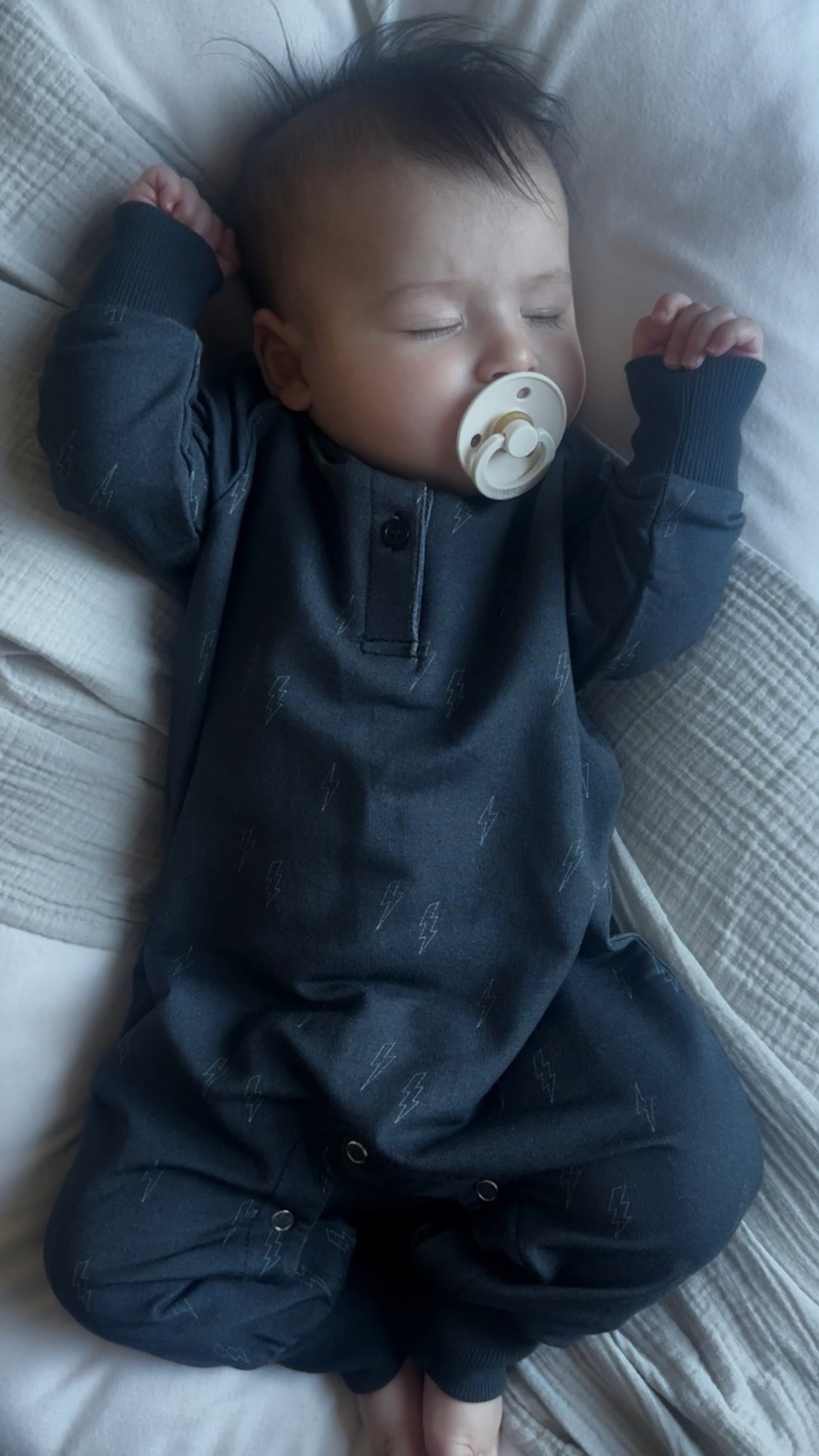 Bubble Romper | Lightning Bolts