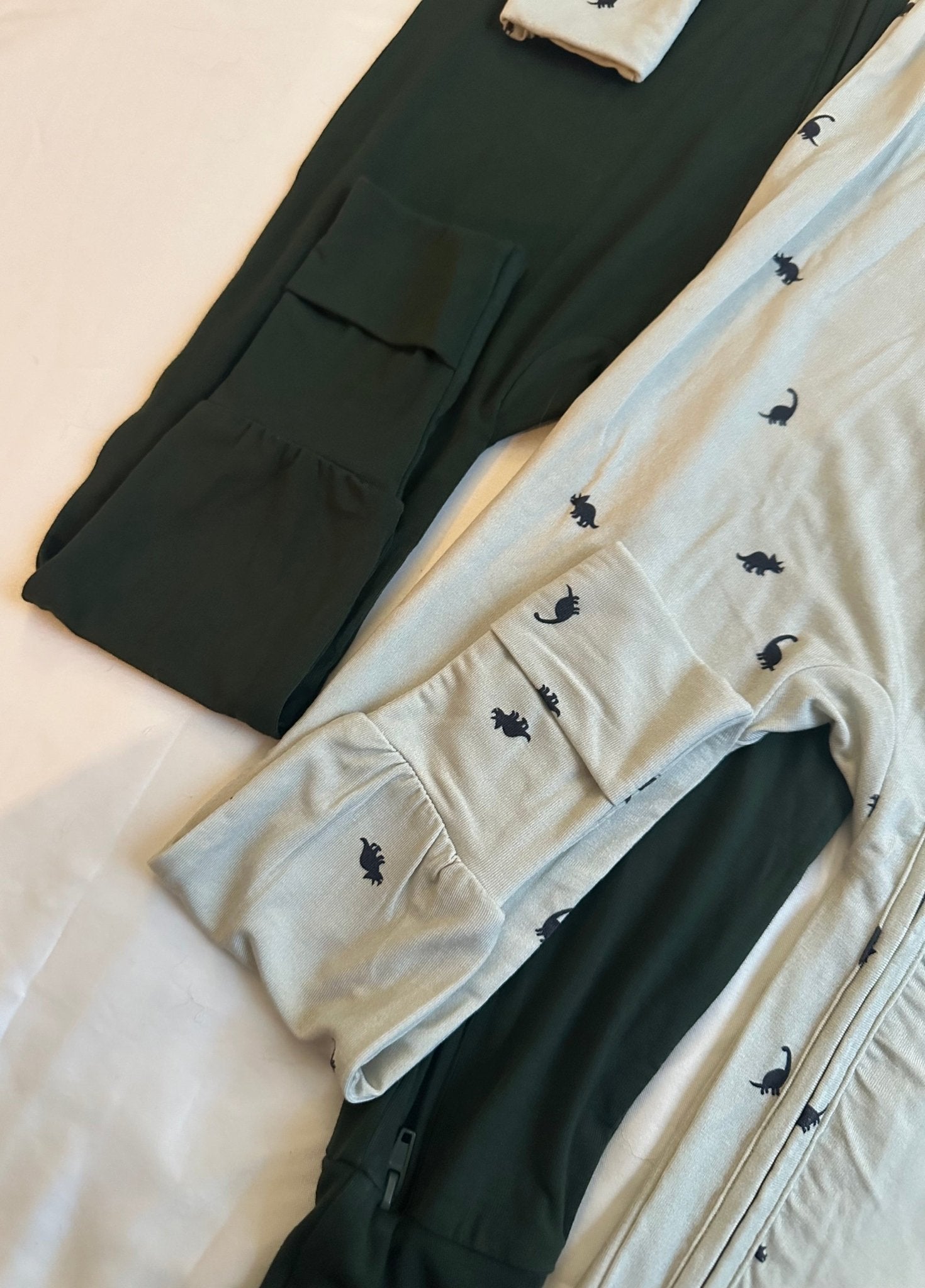 Zippered Pajamas | Deep Green - Asteri Boutique