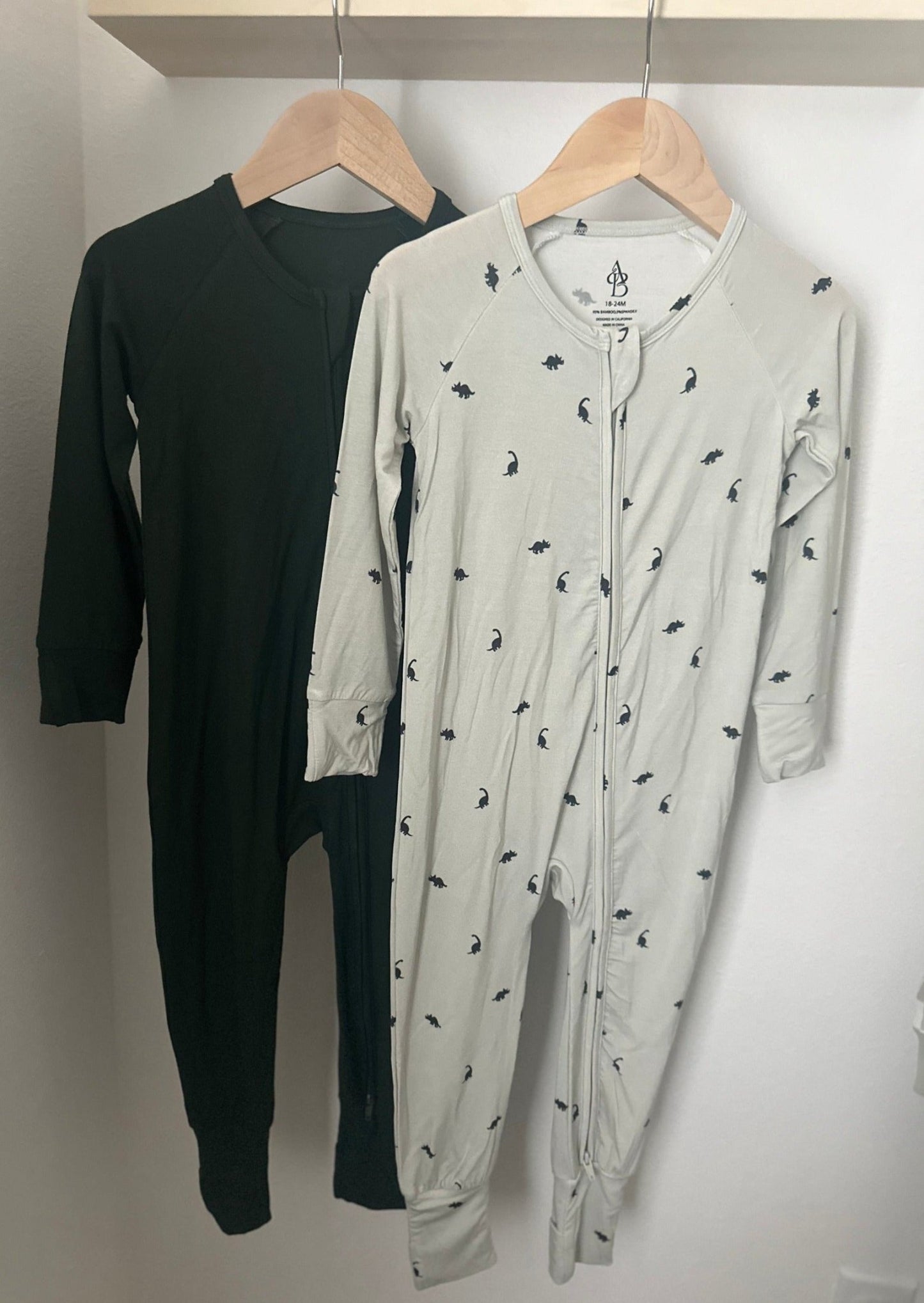 Zippered Pajamas | Deep Green - Asteri Boutique